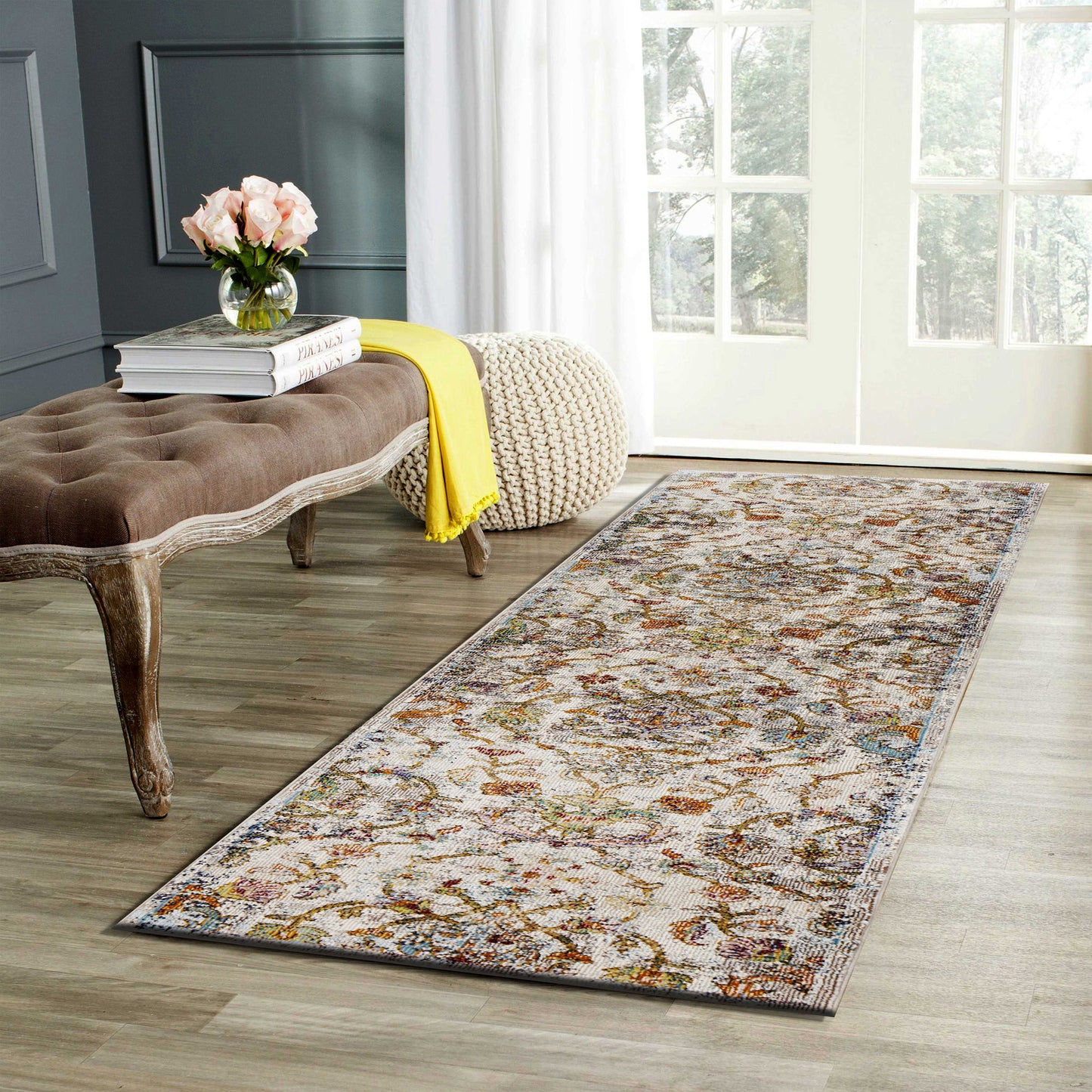 GALAC-81271 Classic/Traditional Machine Made Multi Polypropylene Indoor Area Rugs - LR Home