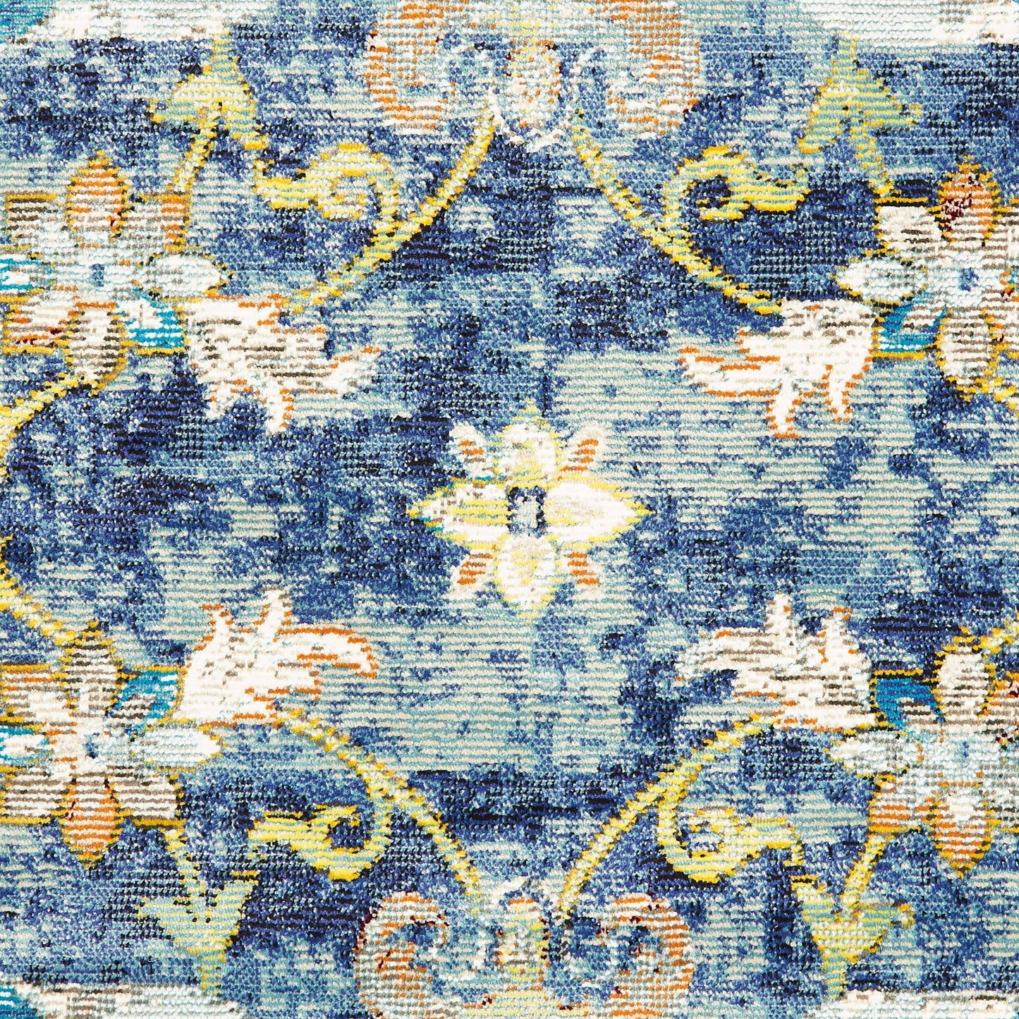 GALAC-81273 Classic/Traditional Machine Made Navy/Multi Polypropylene Indoor Area Rugs - LR Home