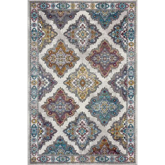 Mosaic Renaissance Traditional Gala Area Rug - Silo view