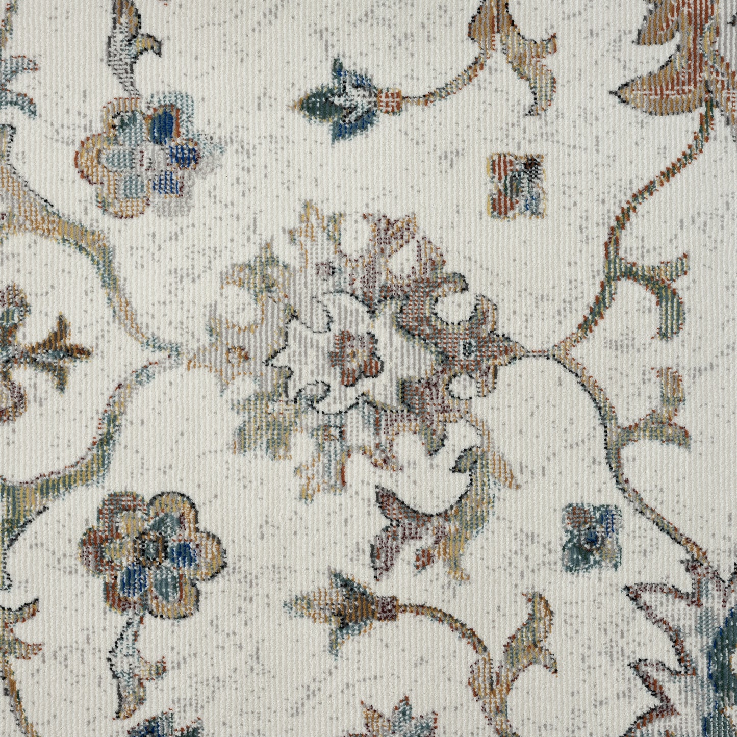 Gala-82597 Farmhouse Power-Loomed Ivory/Multi Cotton Indoor Area Rug - LR Home