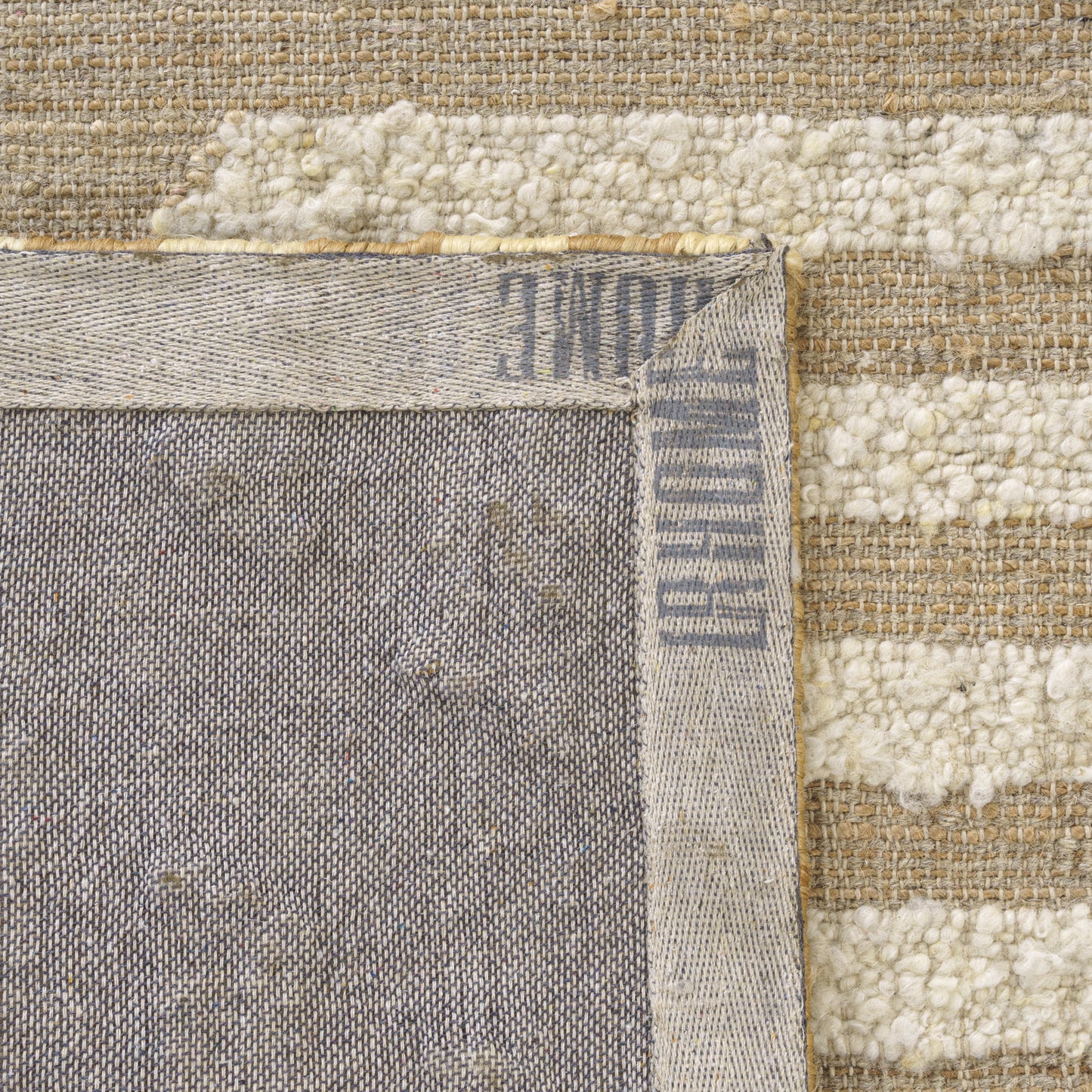 Geoblend-82517 Farmhouse Hand-Woven Natural/Ivory Cotton Indoor Area Rug - LR Home