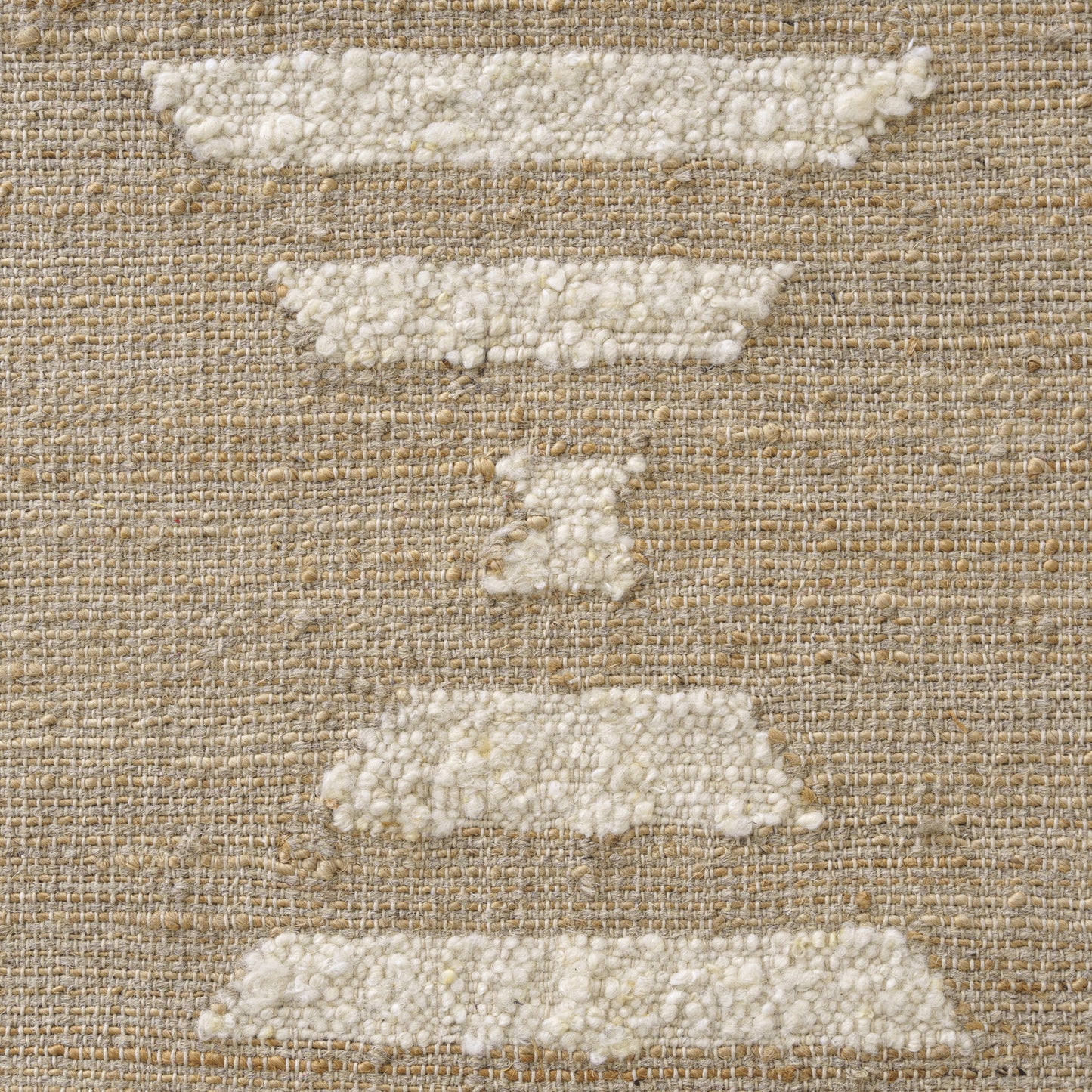 Geoblend-82517 Farmhouse Hand-Woven Natural/Ivory Cotton Indoor Area Rug - LR Home
