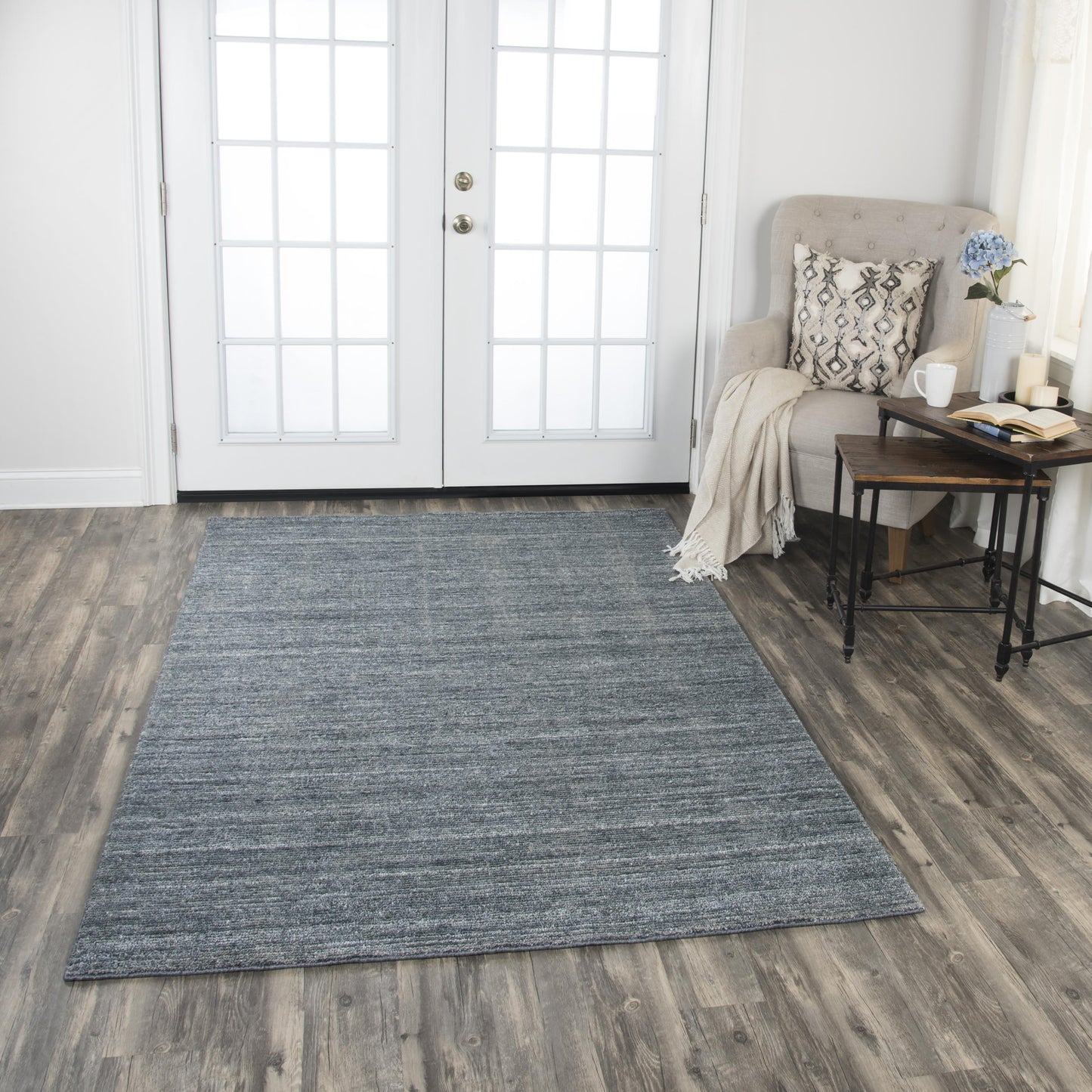Grand Haven GH719A Denim  Hand-Loomed Rug - Rizzy