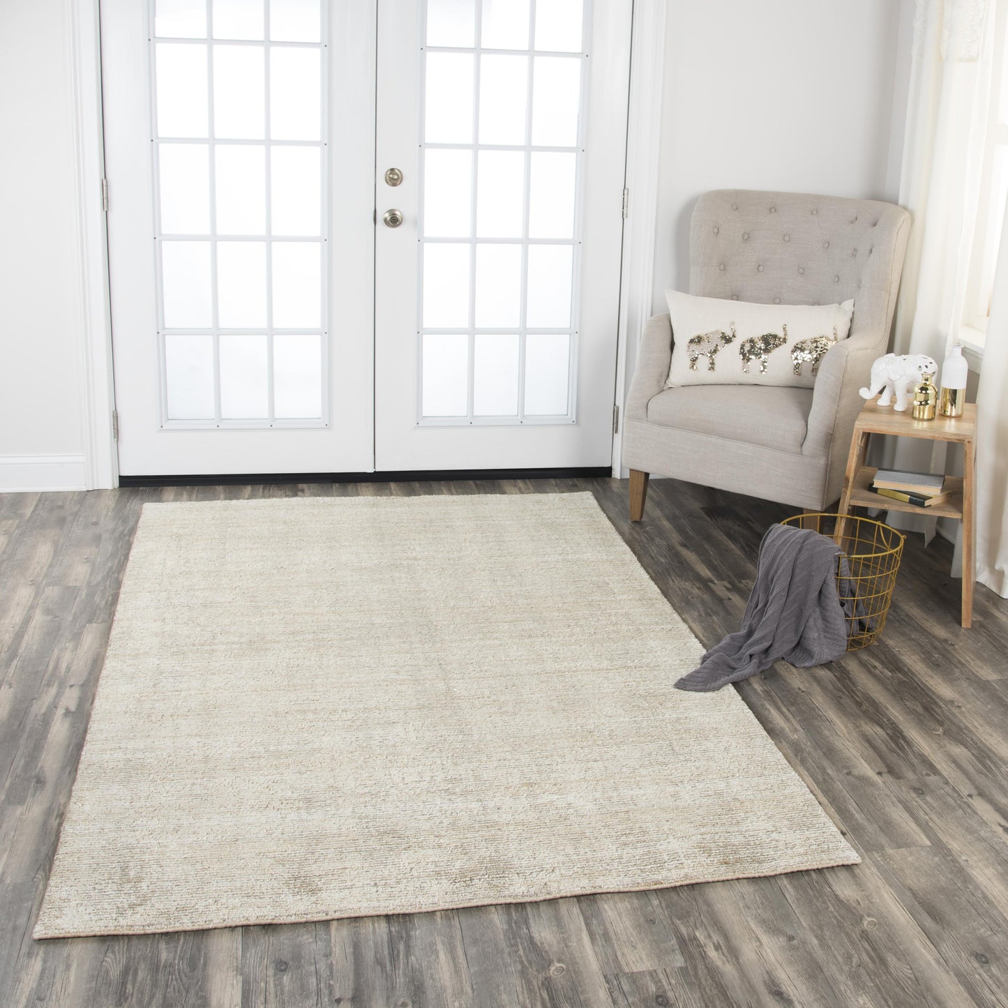 Grand Haven GH720A Beige Hand-Loomed Rug - Rizzy