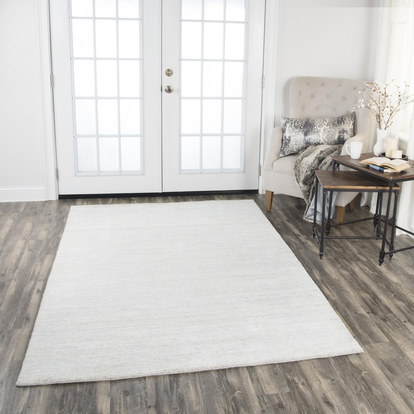 Grand Haven GH721A Silver Hand-Loomed Rug - Rizzy