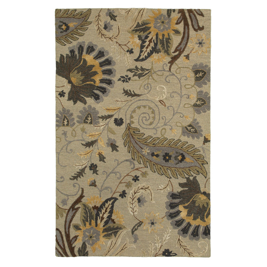 Glamour-06011 Bohemian/Eclectic Hand-Tufted Sand Cotton Indoor Area Rug - LR Home