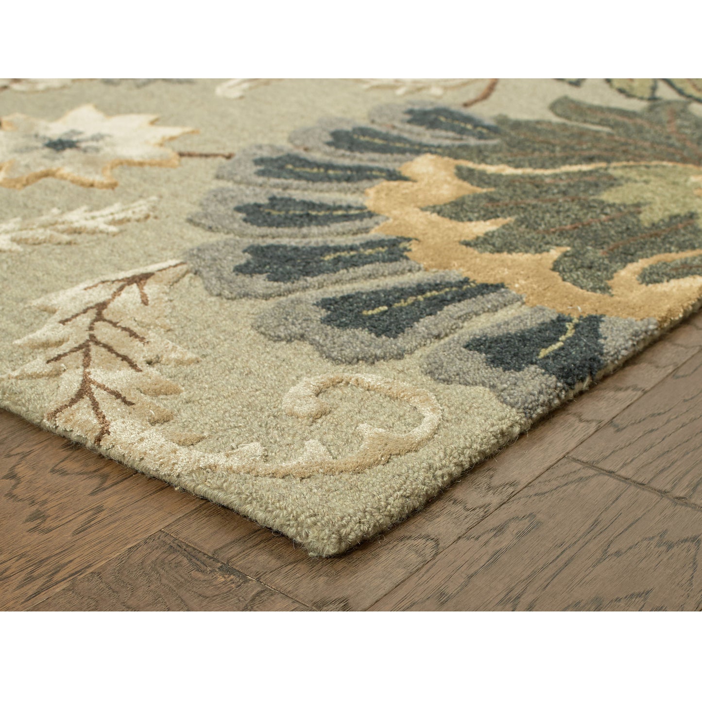 Glamour-06011 Bohemian/Eclectic Hand-Tufted Sand Cotton Indoor Area Rug - LR Home