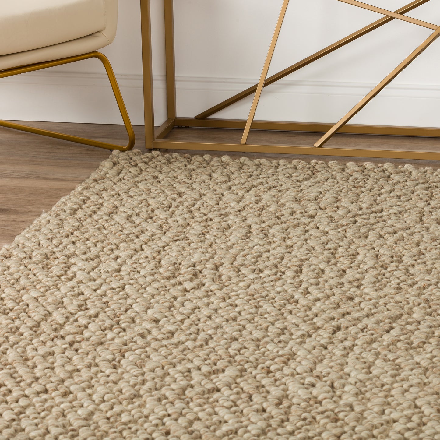 Hand Loomed Gorbea GR1 Latte - Dalyn Rugs