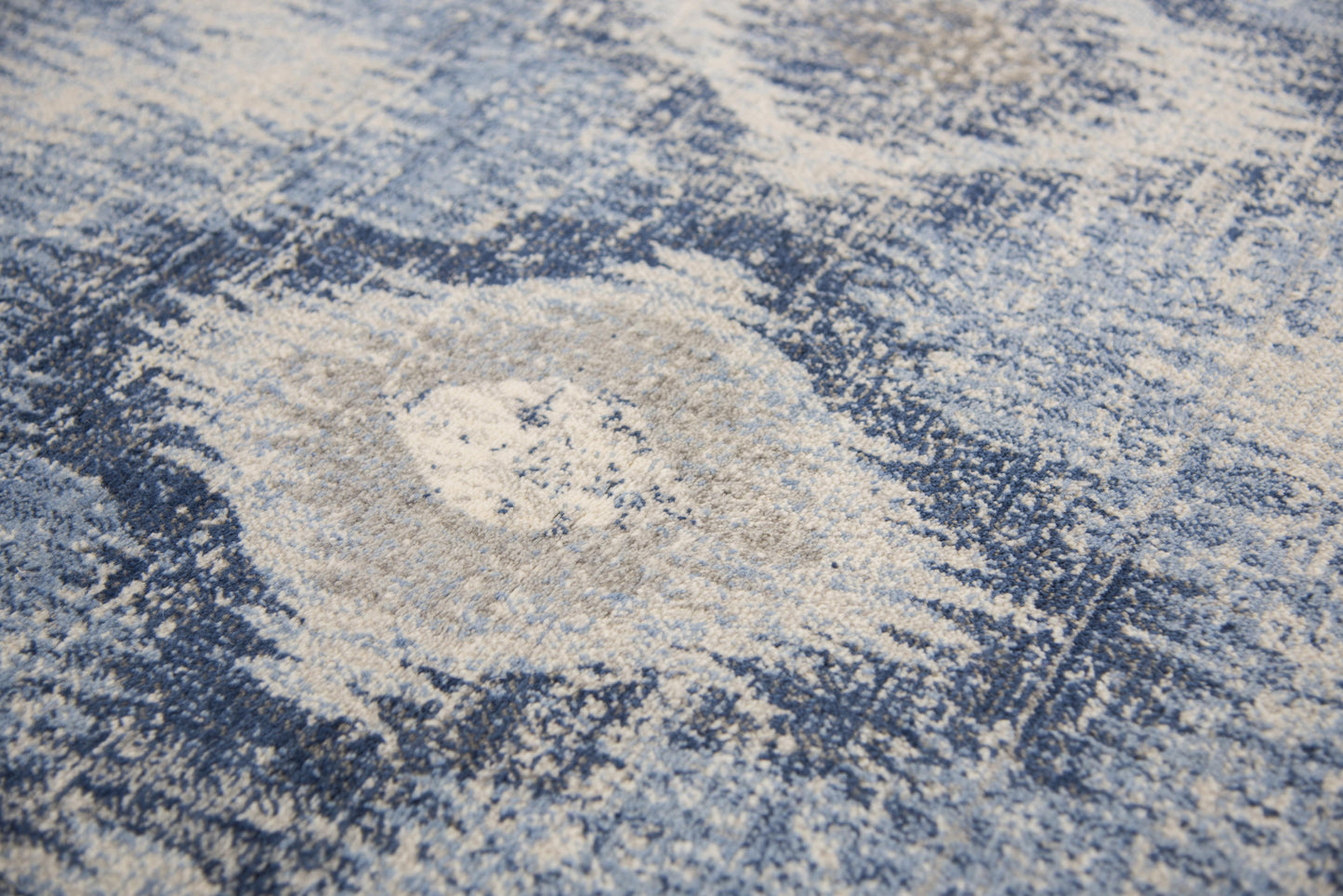 Gossamer GS6737 Medium Blue Hybrid Rug - Rizzy