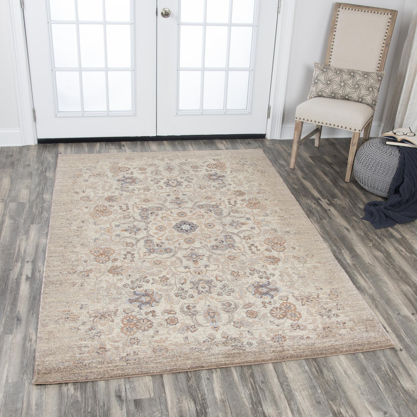 Gossamer GS6764 Beige Hybrid Rug - Rizzy