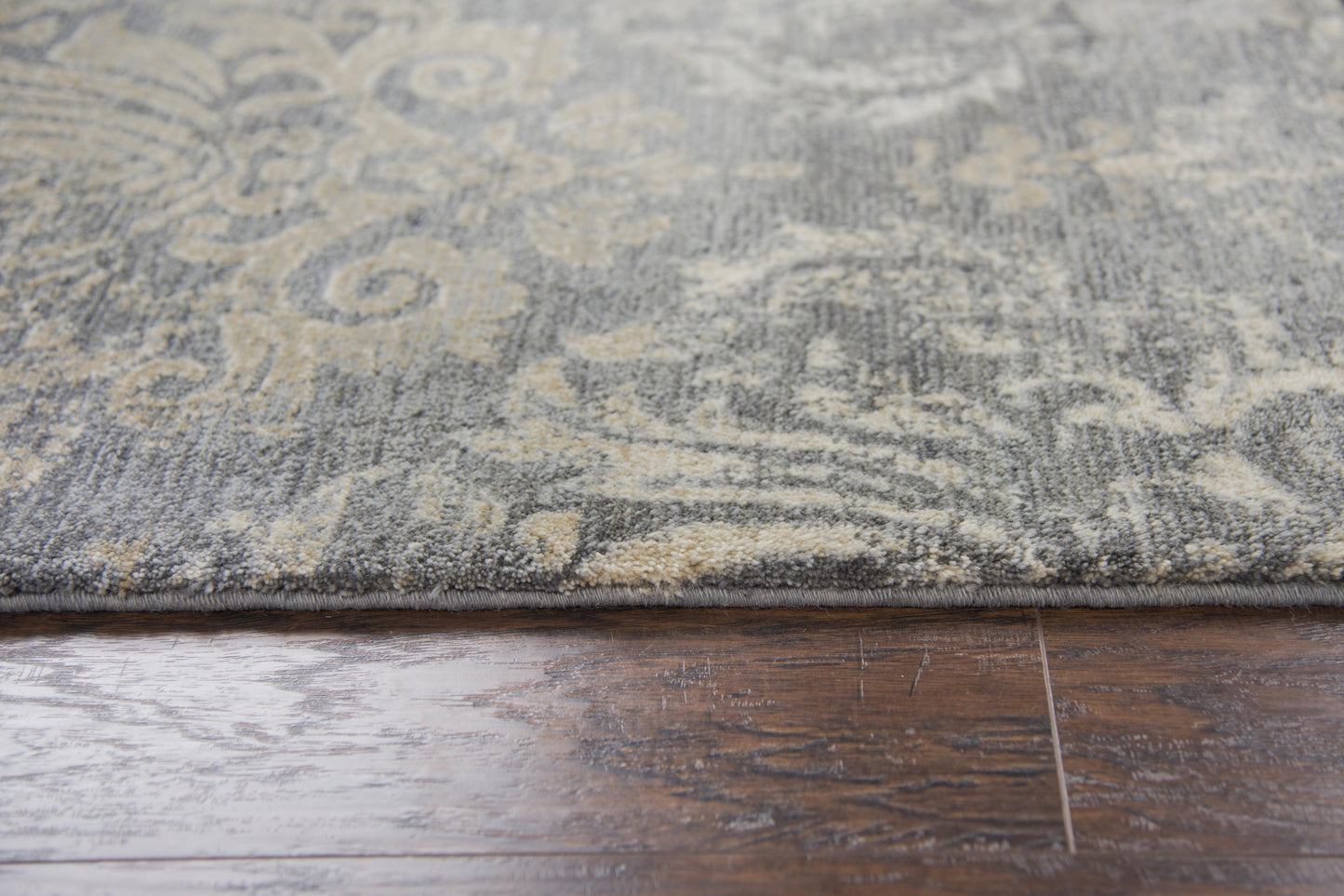 Gossamer GS7220 Dark Gray Hybrid Rug - Rizzy