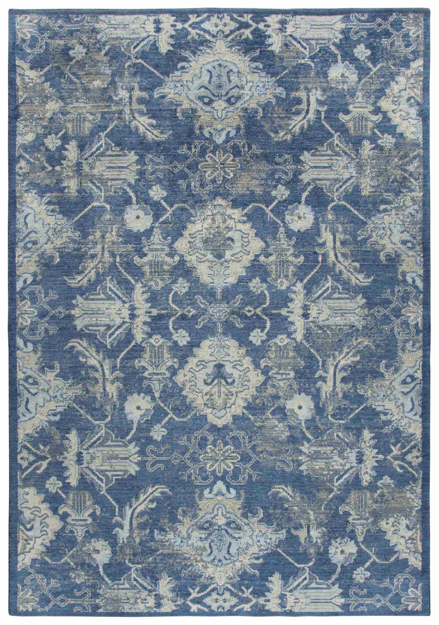Gossamer GS7226 Dark Blue Hybrid Rug - Rizzy