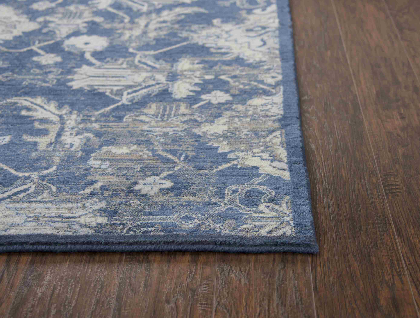Gossamer GS7226 Dark Blue Hybrid Rug - Rizzy