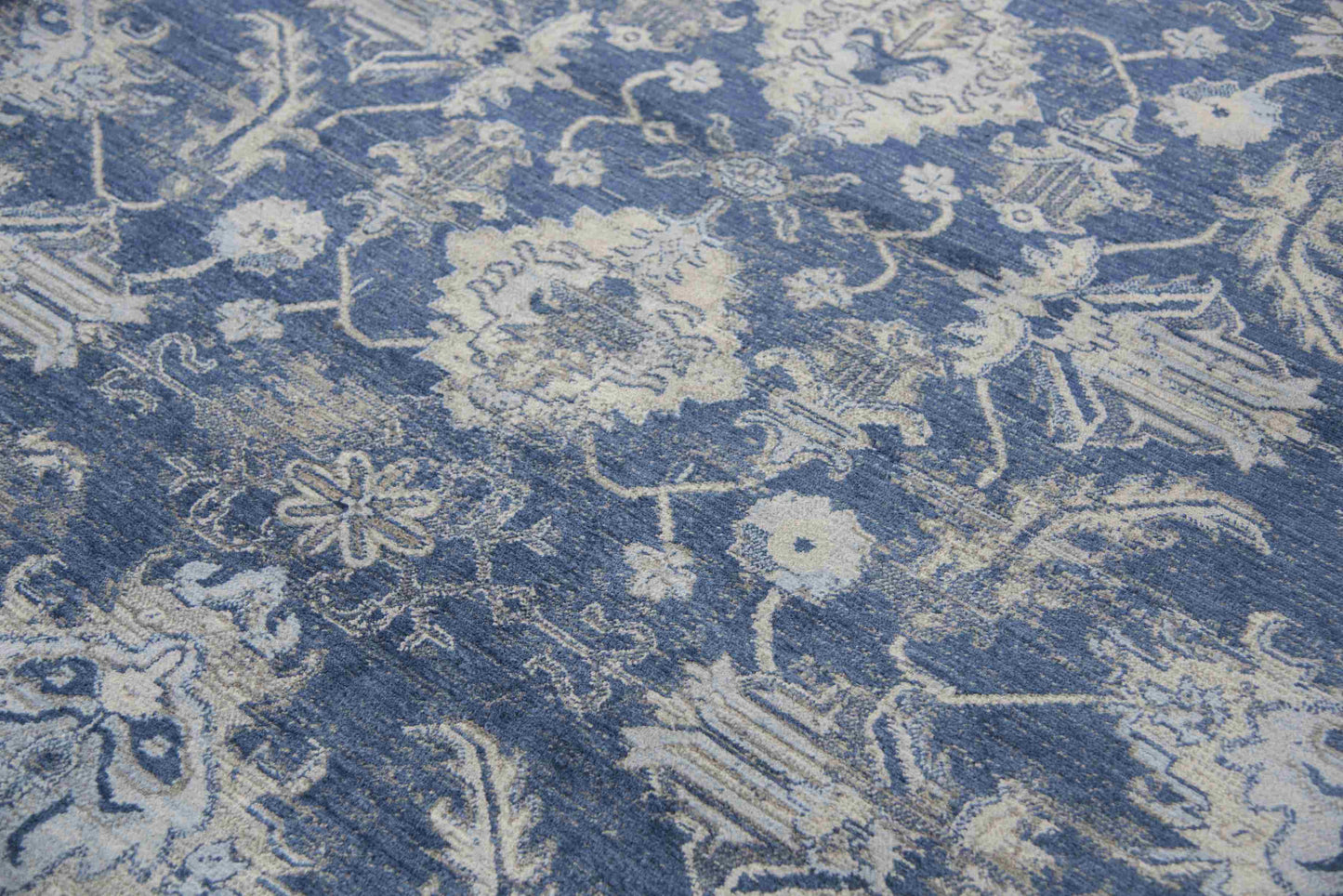 Gossamer GS7226 Dark Blue Hybrid Rug - Rizzy