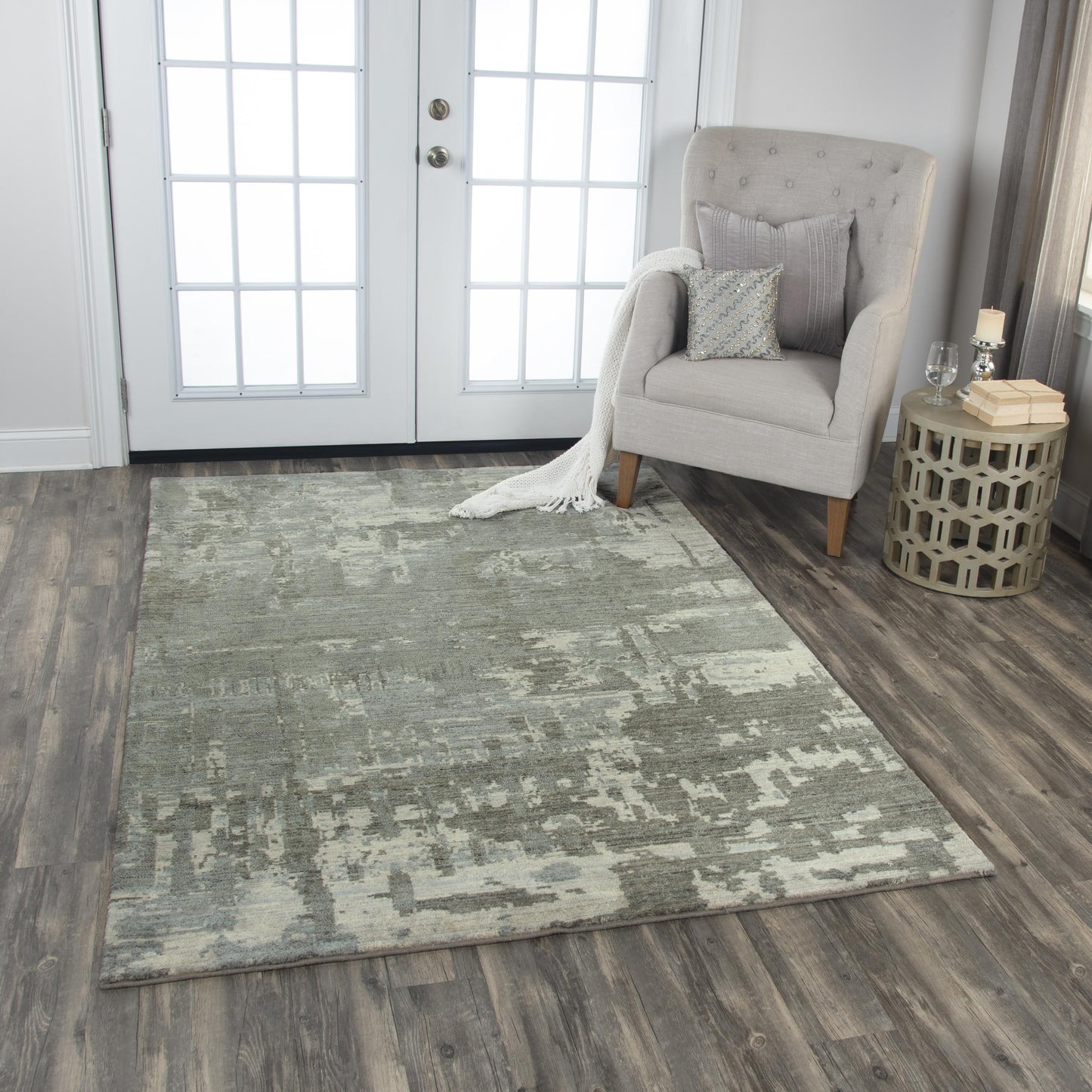 Gossamer GS7894 Gray Hybrid Rug - Rizzy
