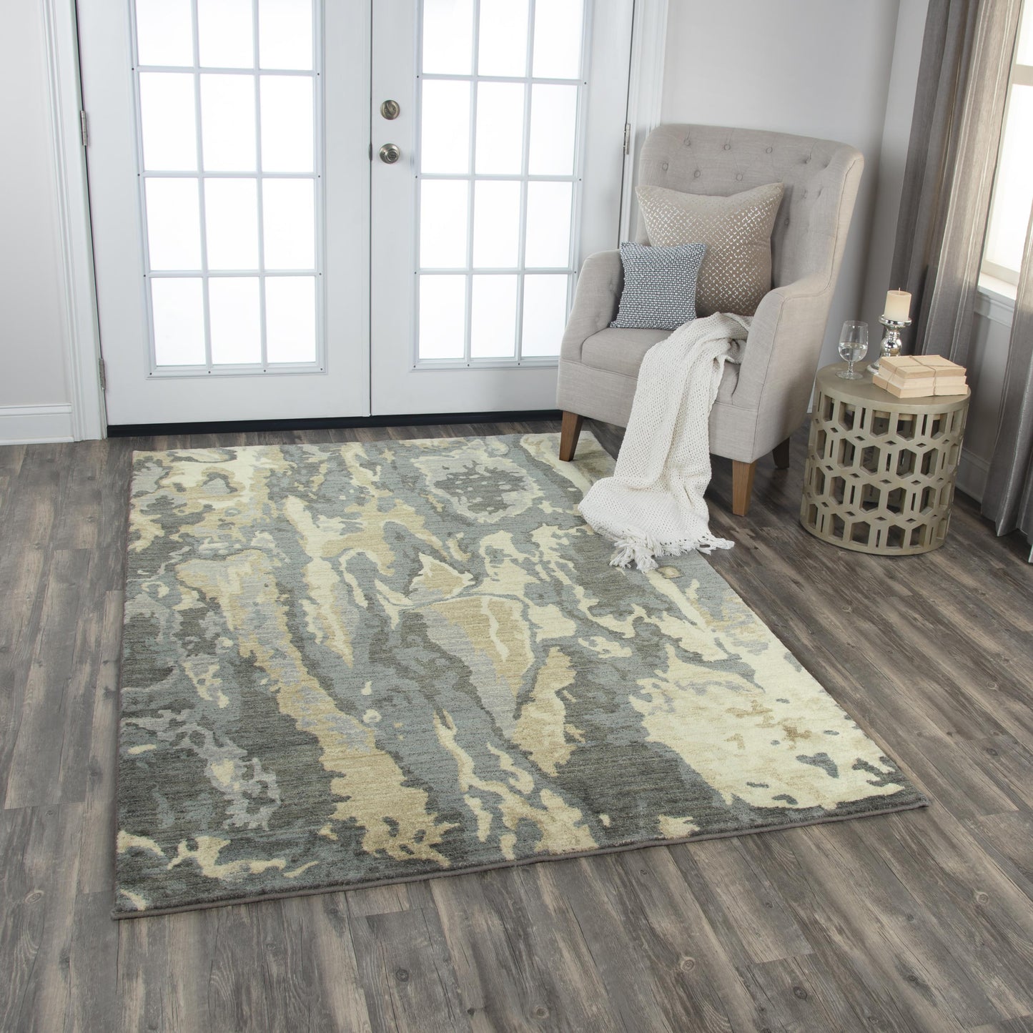 Gossamer GS7896 Gray Hybrid Rug - Rizzy