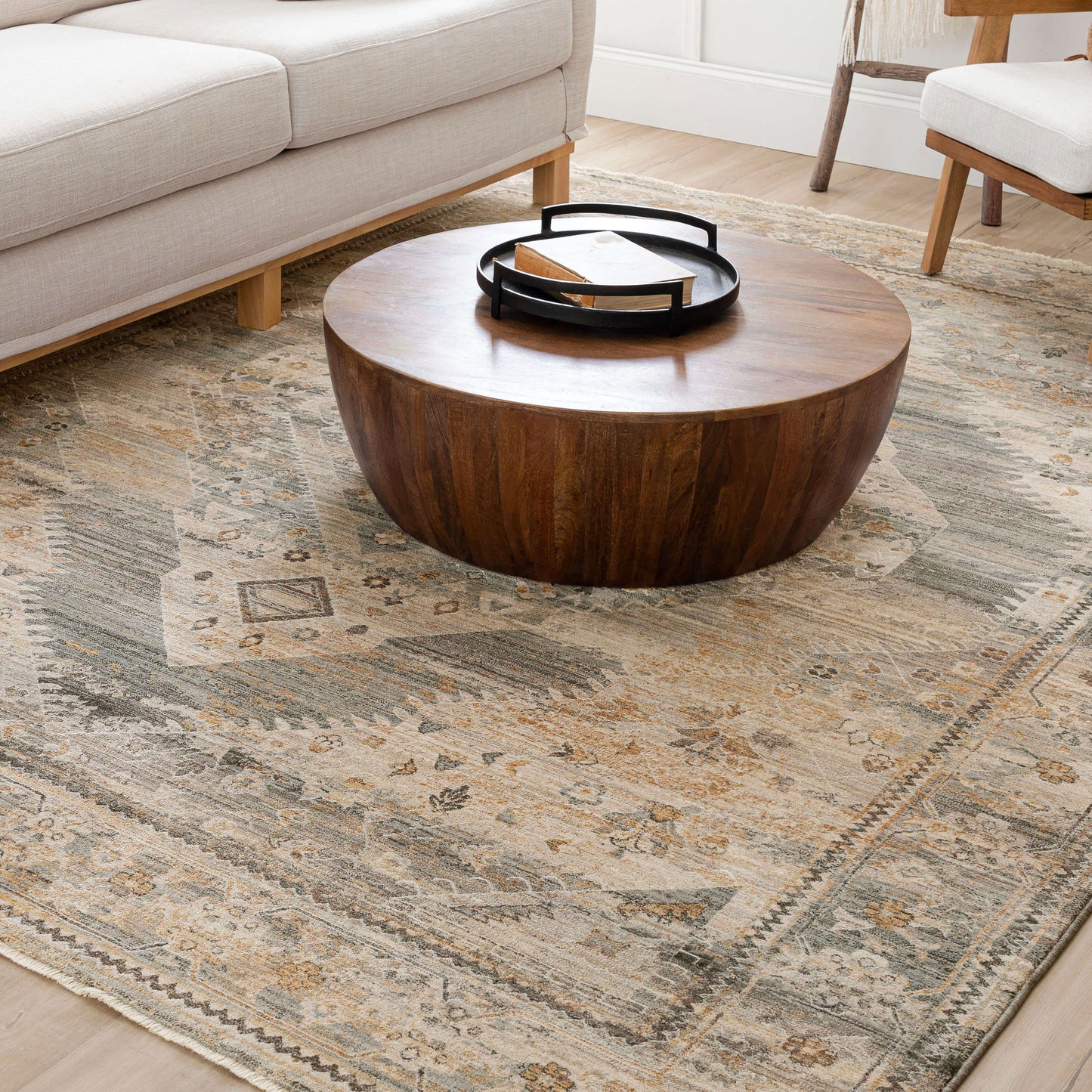 Gamin Grey Area Rug - Karastan