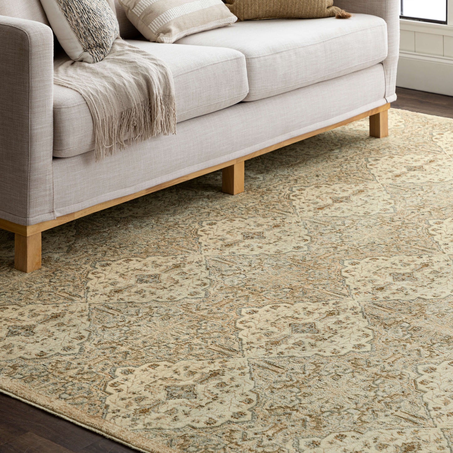 Gloriana Cream Area Rug - Karastan