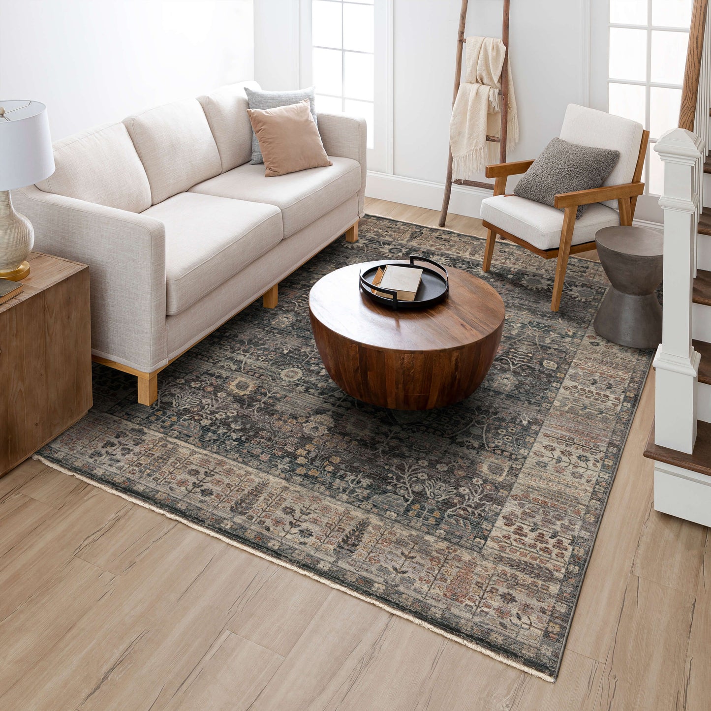 Karastan Rugs Grasole Denim Area Rug