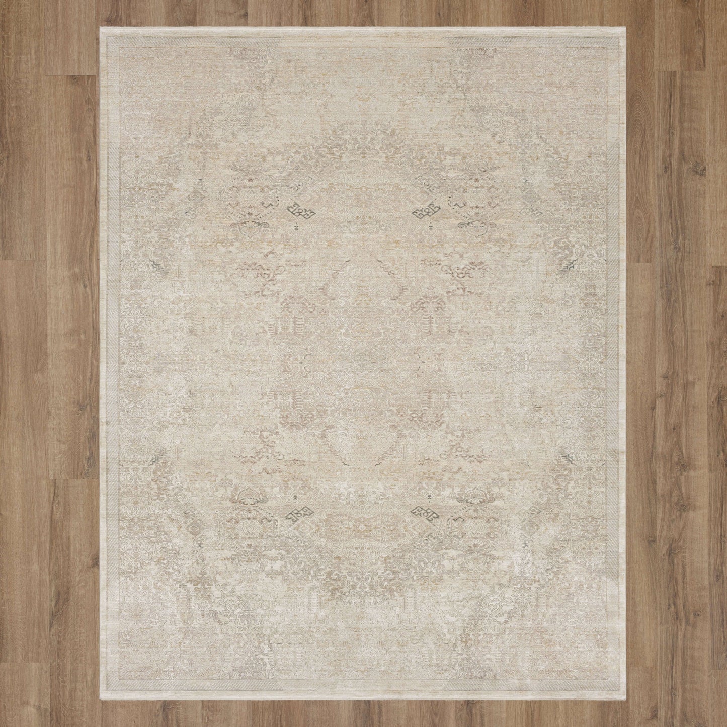 Grinstead Flaxen Beige Area Rug - Karastan