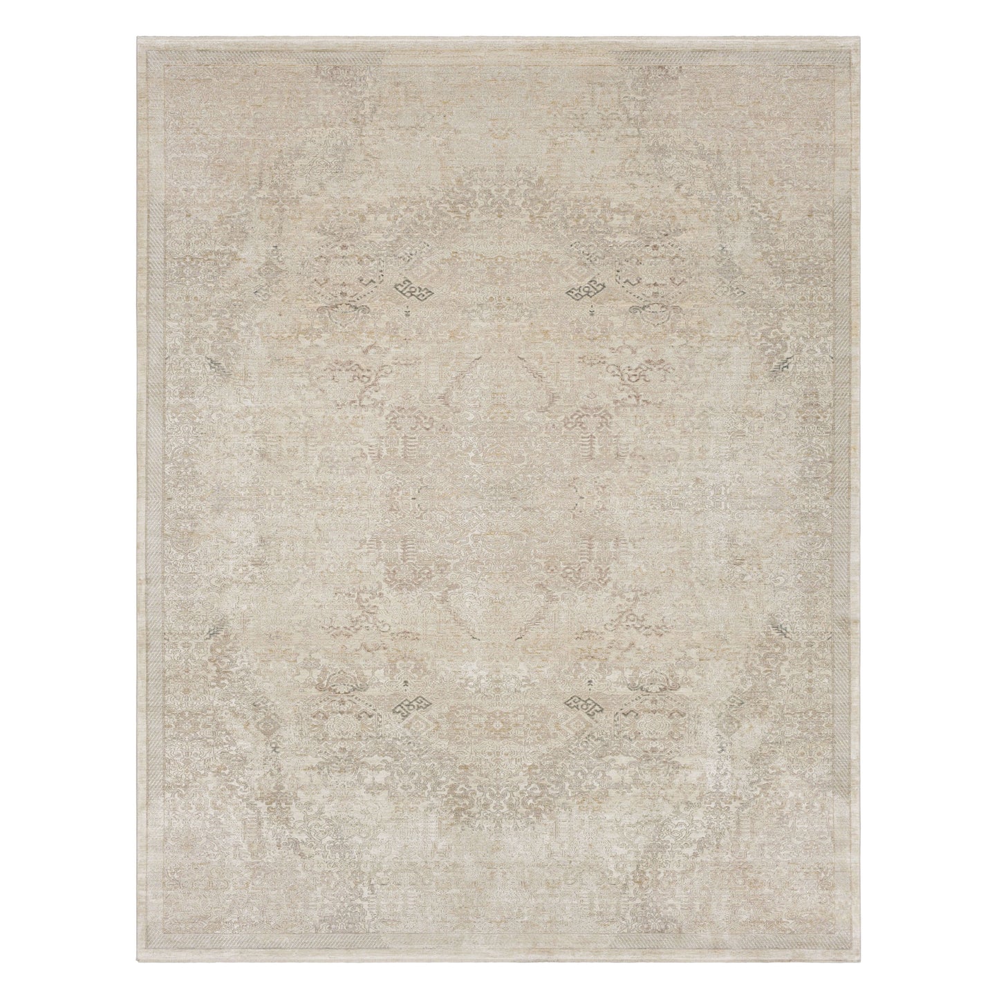 Grinstead Flaxen Beige Area Rug - Karastan