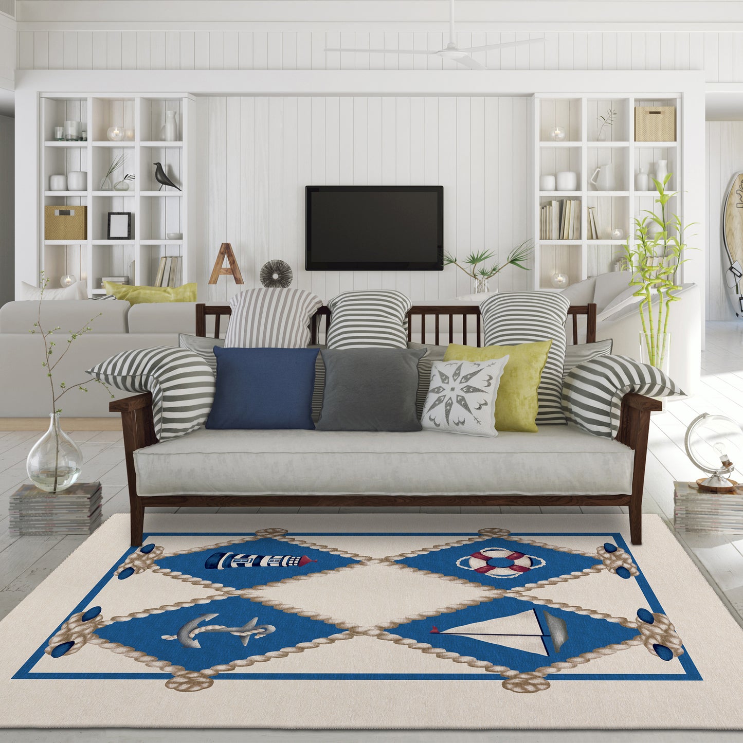Machine Made Harbor HA6 Ivory - Dalyn Rugs
