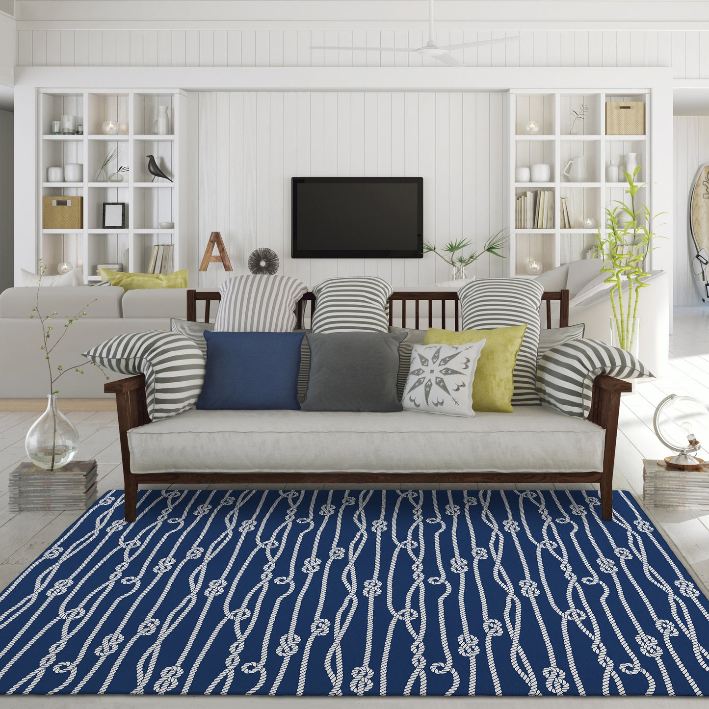 Machine Made Harbor HA7 Navy - Dalyn Rugs