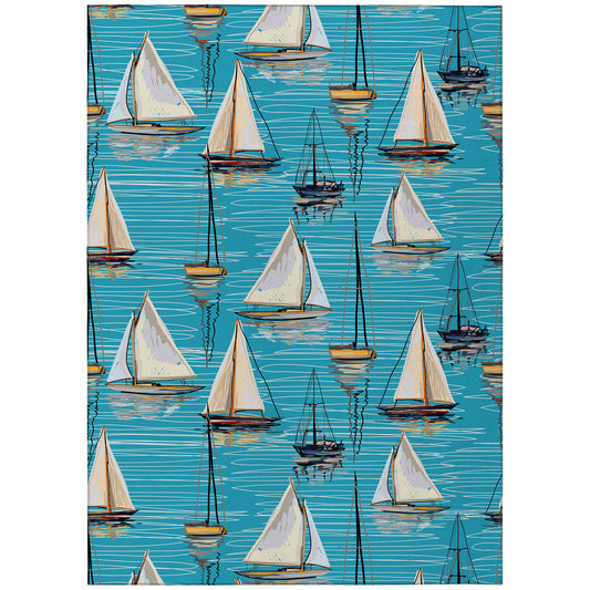 Machine Made Harbor HA8 Teal - Dalyn Rugs