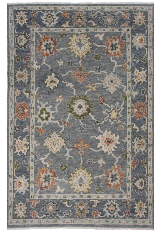 Hallmark HAL665 Gray/Dk.Gray Hand knotted Rug - Rizzy