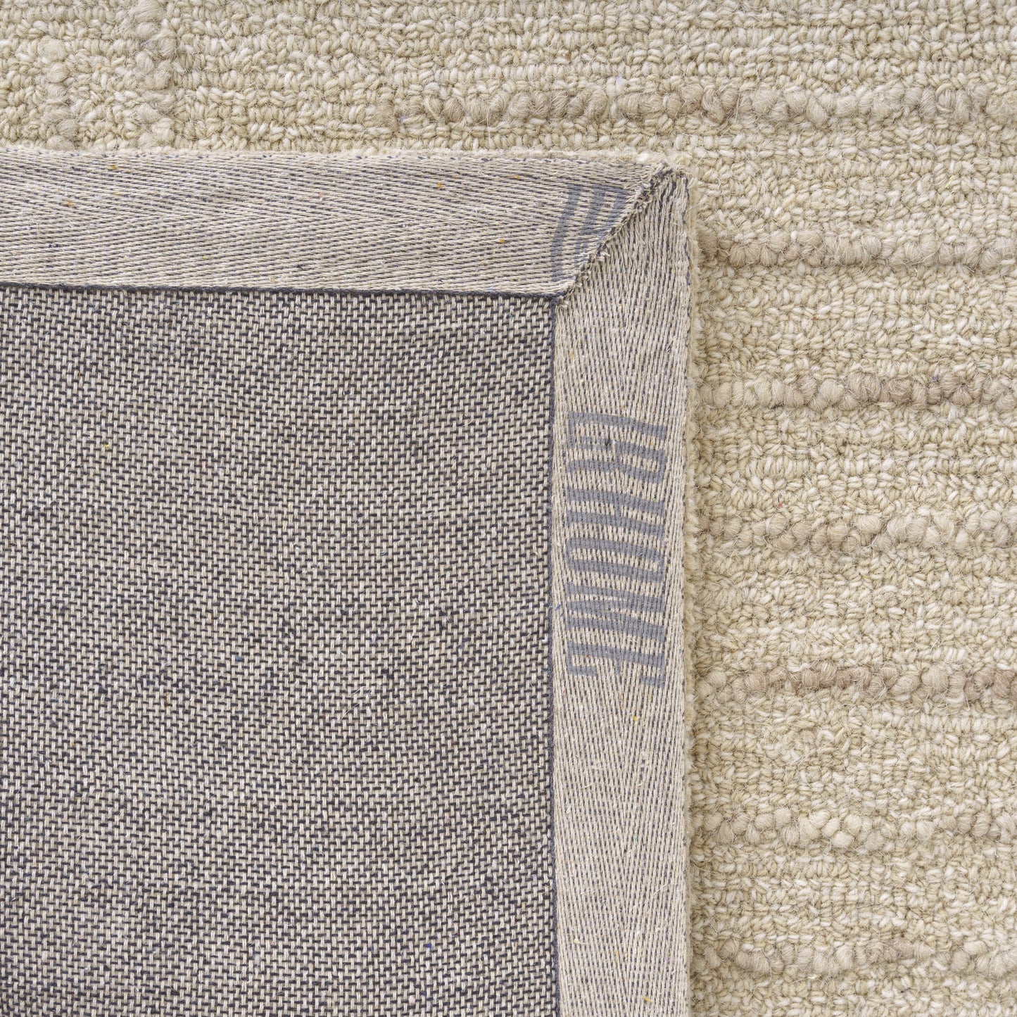 Haze-82445 Casual Hand-Tufted Beige/Cream Cotton Indoor Area Rug - LR Home