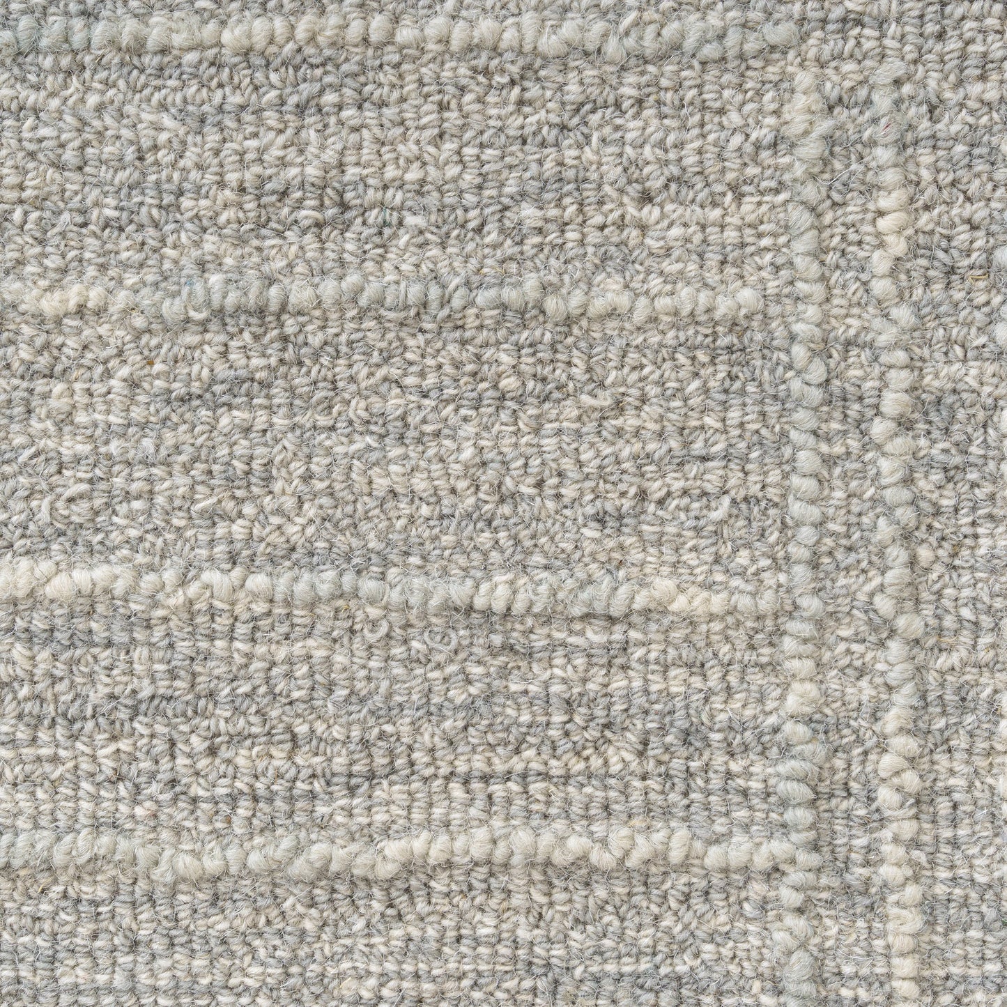 Haze-82447 Casual Hand-Tufted Light Gray/ Ivory Cotton Indoor Area Rug - LR Home