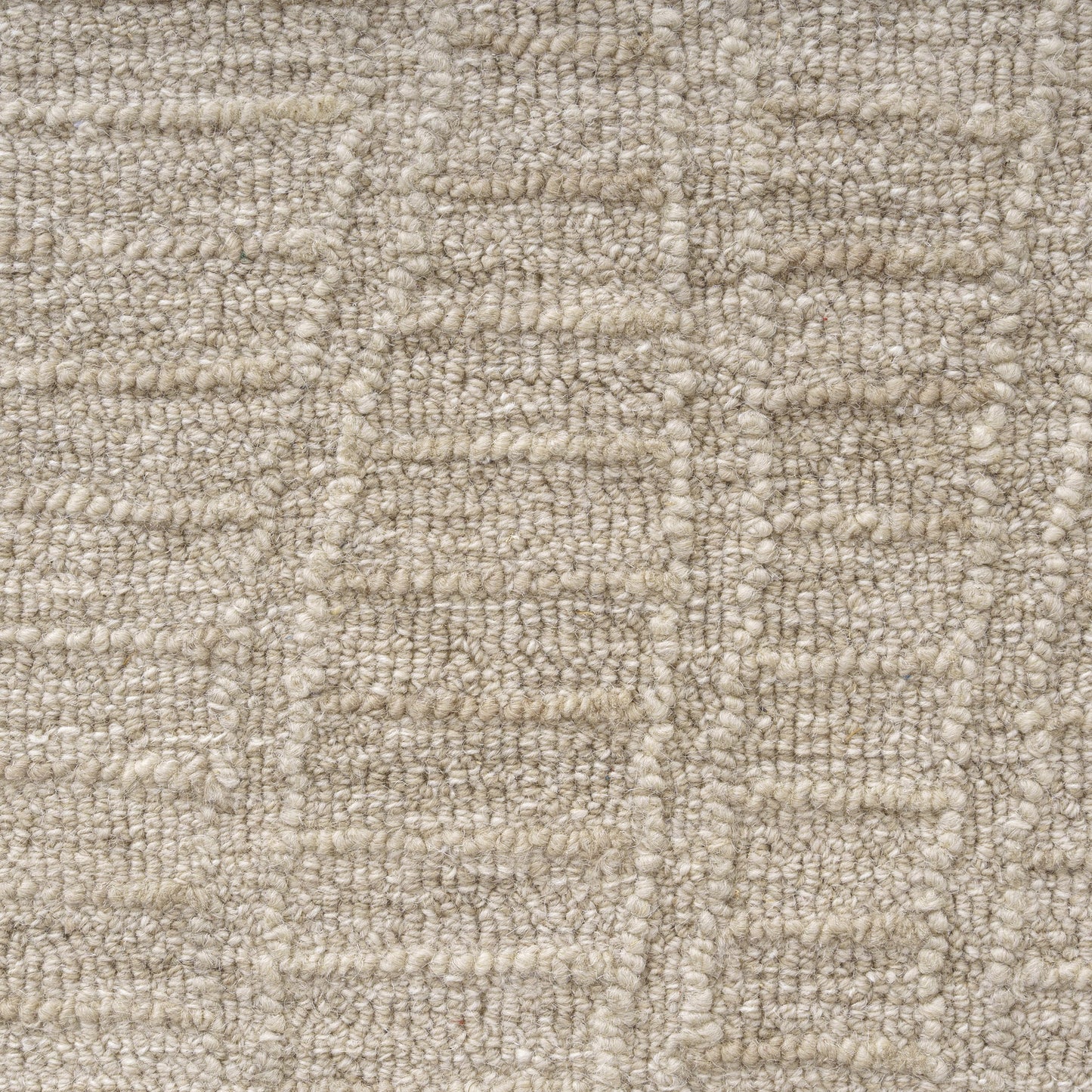 Haze-82448 Casual Hand-Tufted Light Taupe/Cream Cotton Indoor Area Rug - LR Home