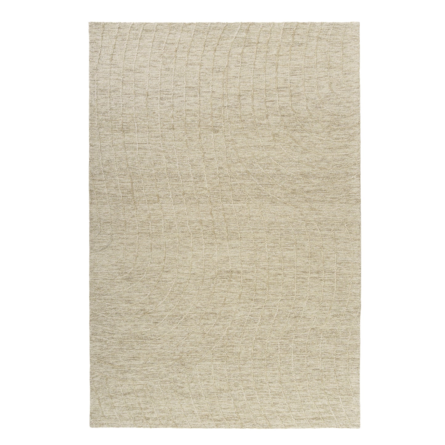 Haze-82449 Casual Hand-Tufted Beige/Cream Cotton Indoor Area Rug - LR Home