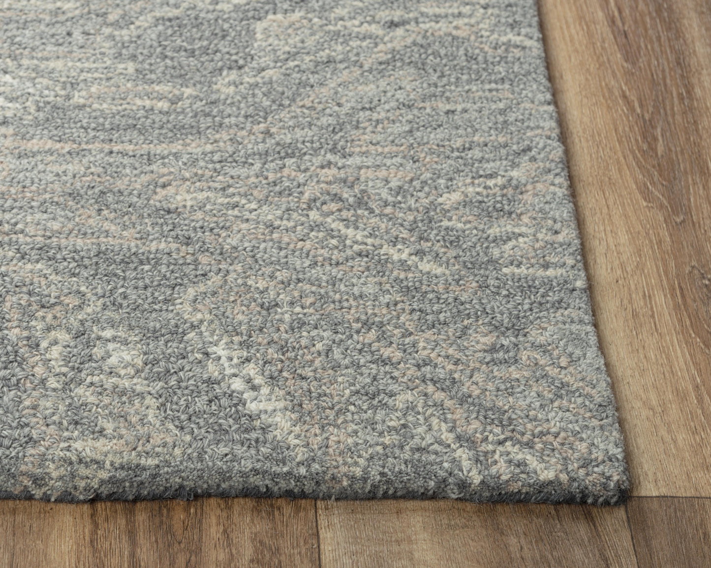 Harmony HMY977 Gray Hand-Tufted Rug - Rizzy