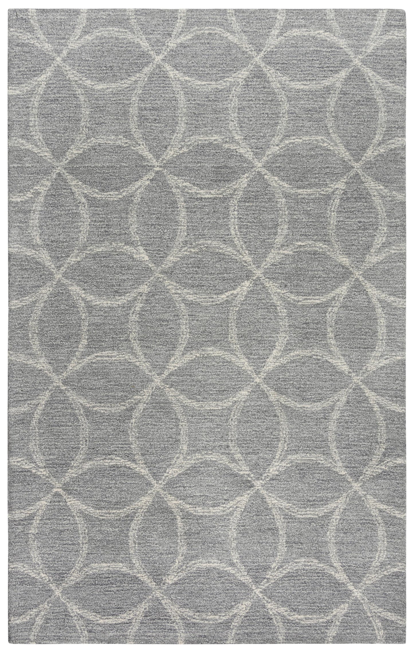 Harmony HMY979 Gray Hand-Tufted Rug - Rizzy