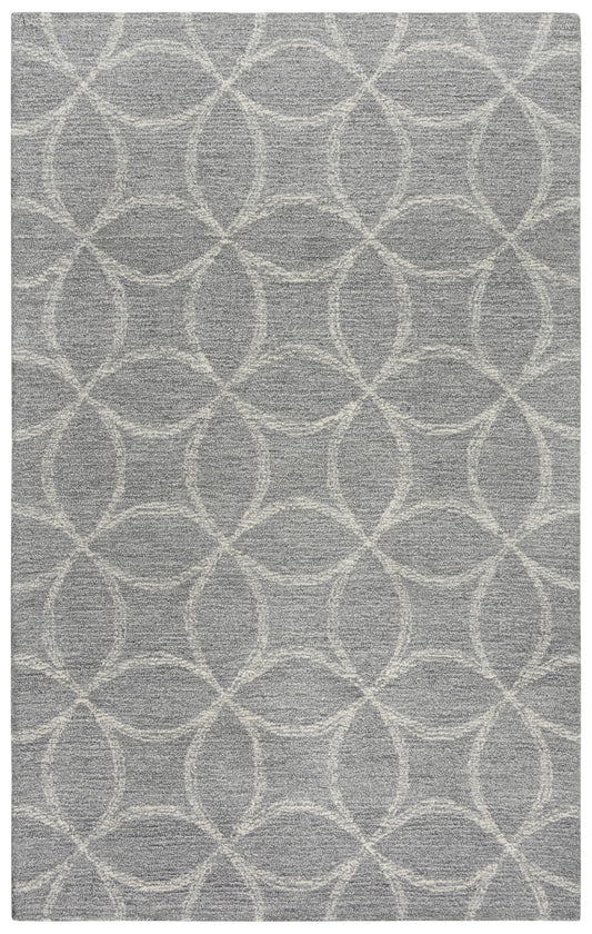 Harmony HMY979 Gray Hand-Tufted Rug - Rizzy