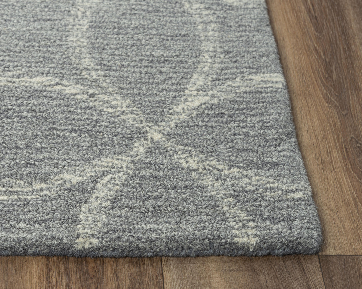 Harmony HMY979 Gray Hand-Tufted Rug - Rizzy