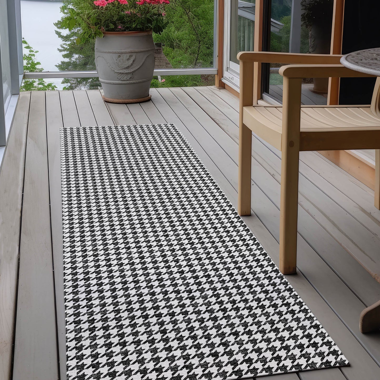 Machine Made Hinton HN1 Black - Dalyn Rugs