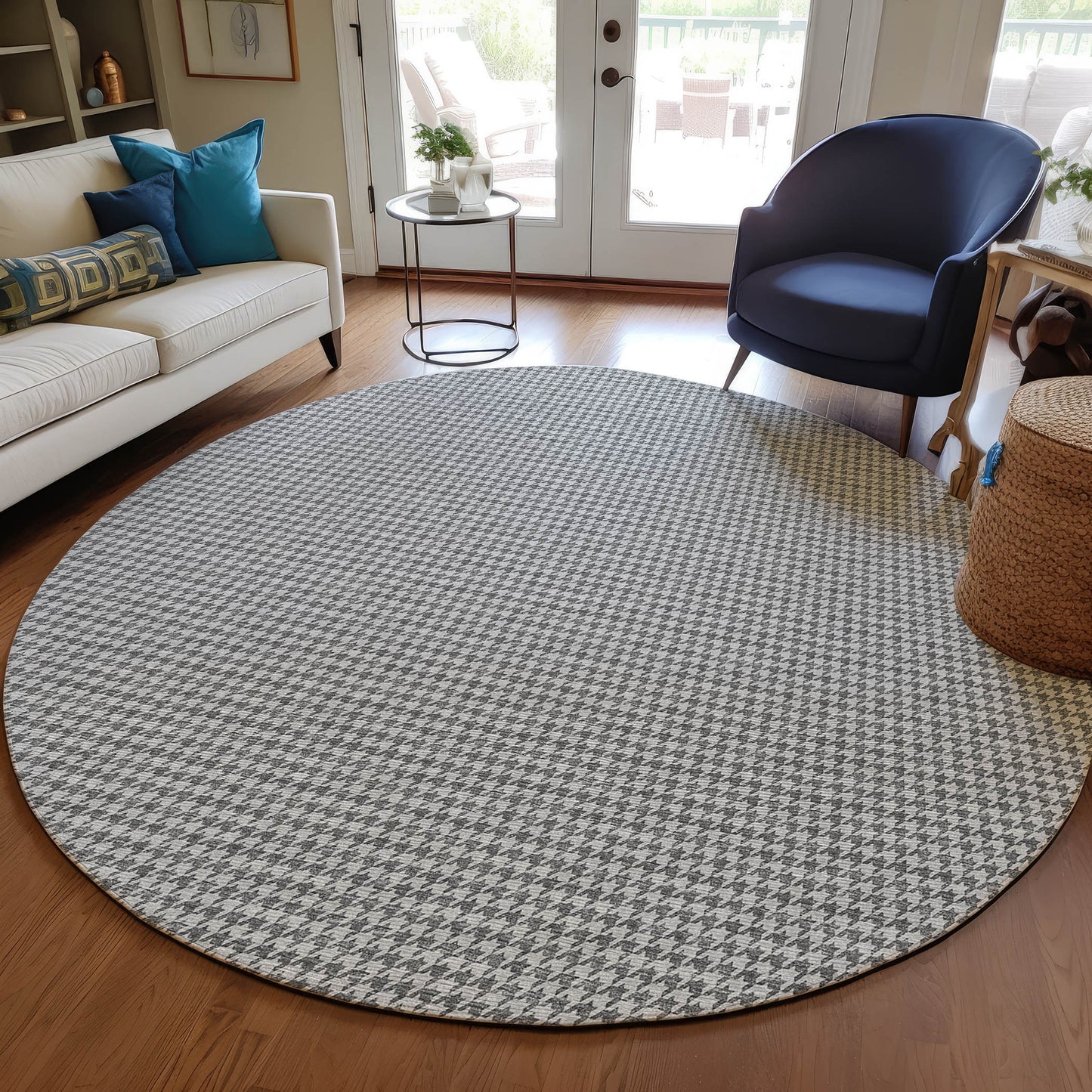 Machine Made Hinton HN1 Gray - Dalyn Rugs