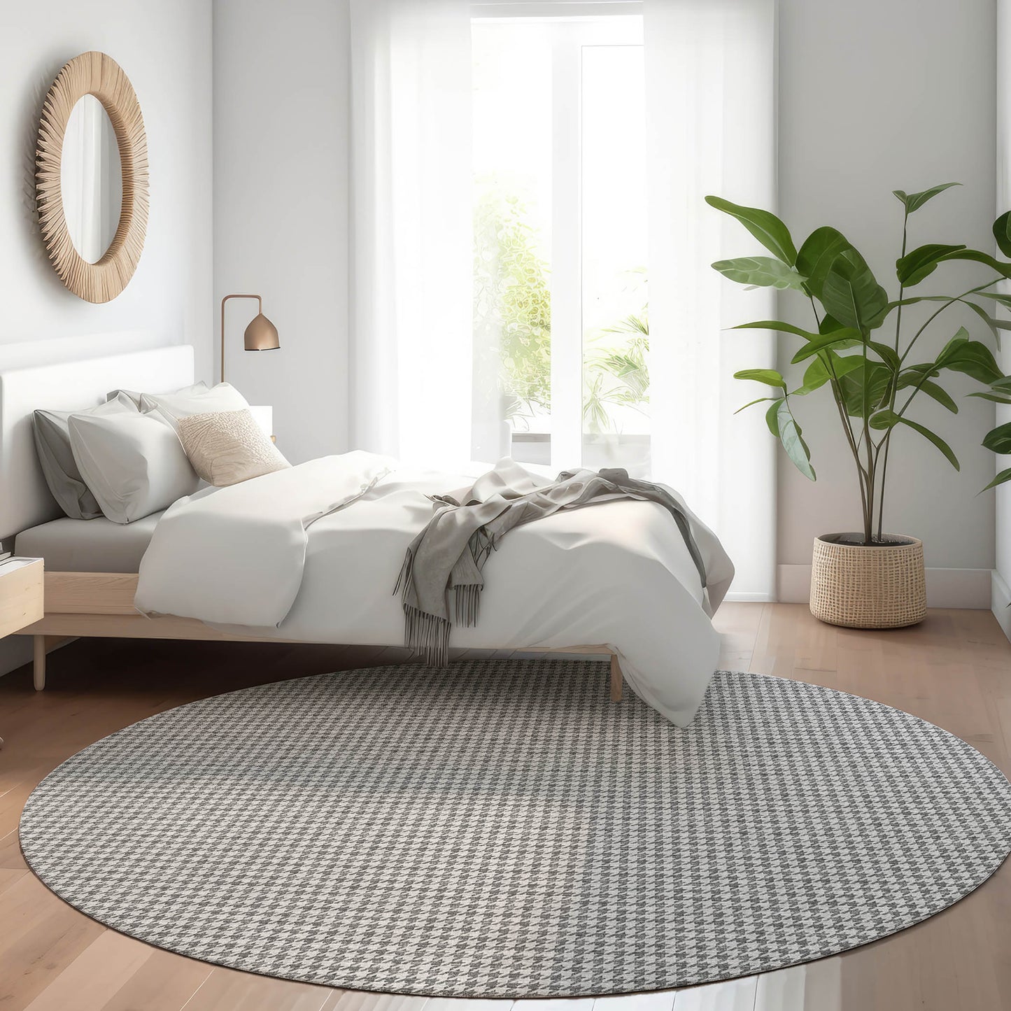 Machine Made Hinton HN1 Gray - Dalyn Rugs