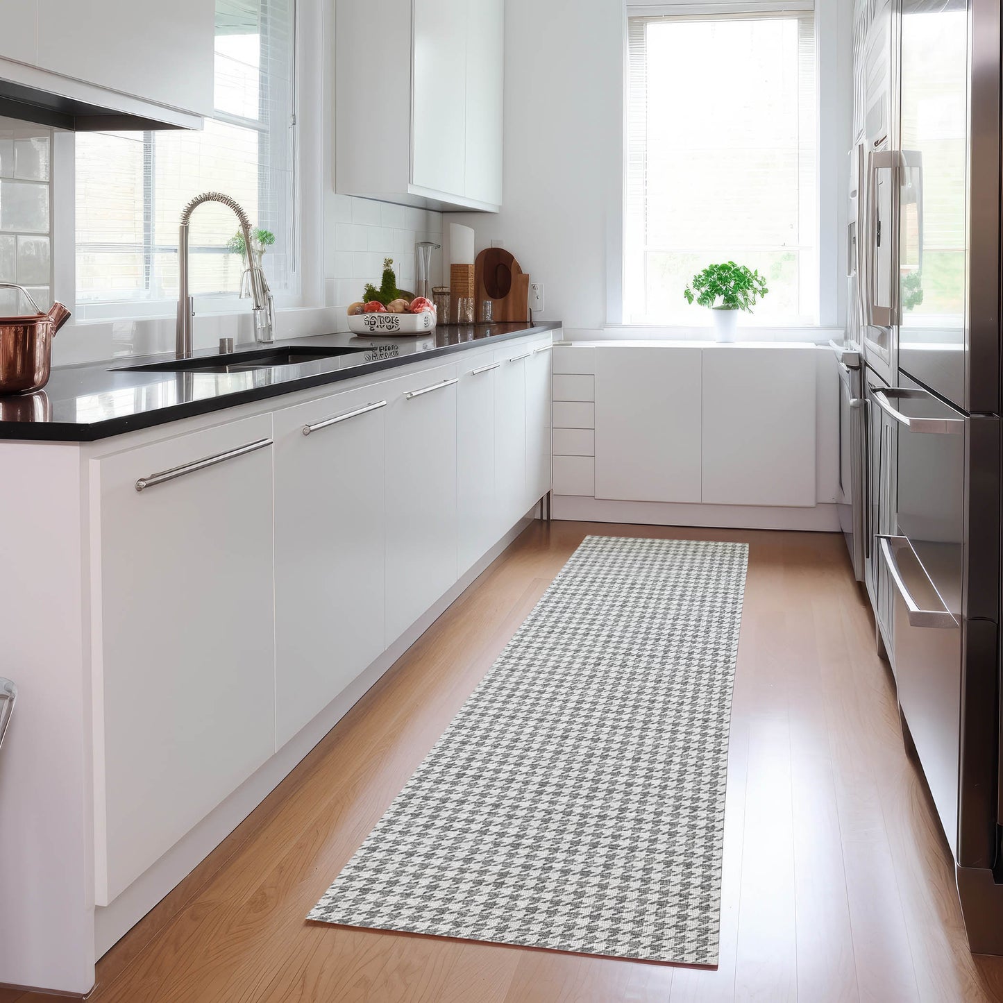 Machine Made Hinton HN1 Gray - Dalyn Rugs