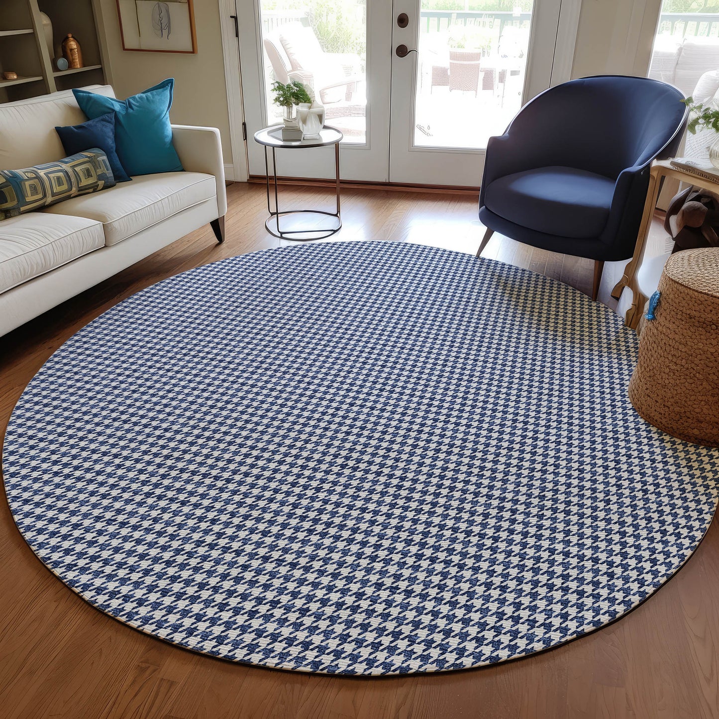 Machine Made Hinton HN1 Navy - Dalyn Rugs