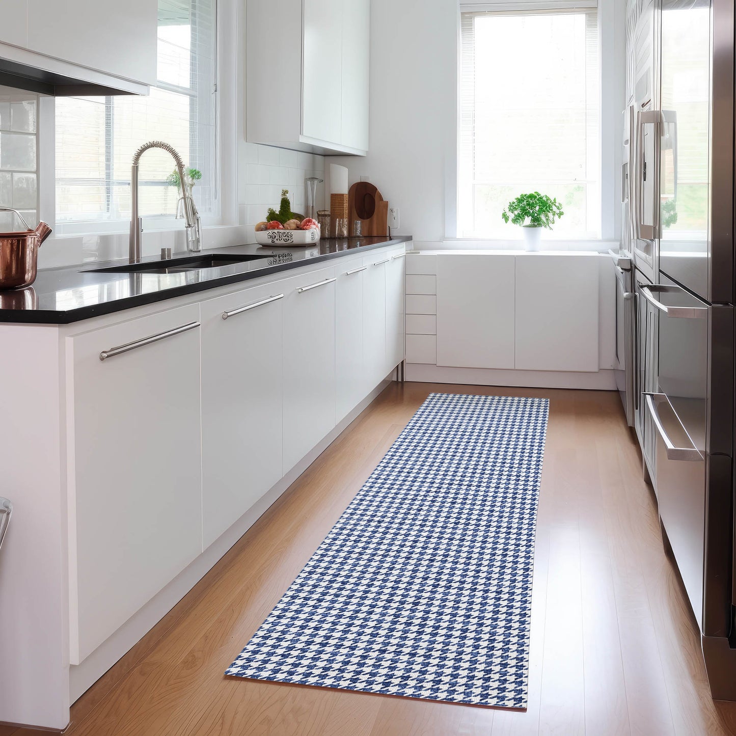 Machine Made Hinton HN1 Navy - Dalyn Rugs
