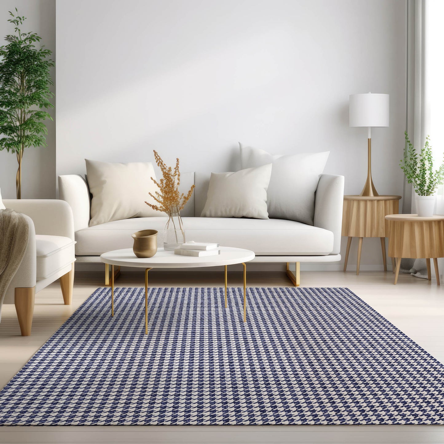 Machine Made Hinton HN1 Navy - Dalyn Rugs
