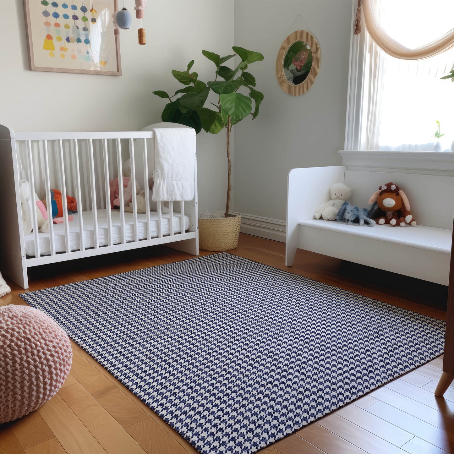 Machine Made Hinton HN1 Navy - Dalyn Rugs