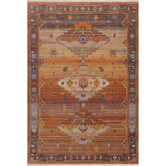 Vintage Bohemian Southwestern Sierra Area Rug - Silo view