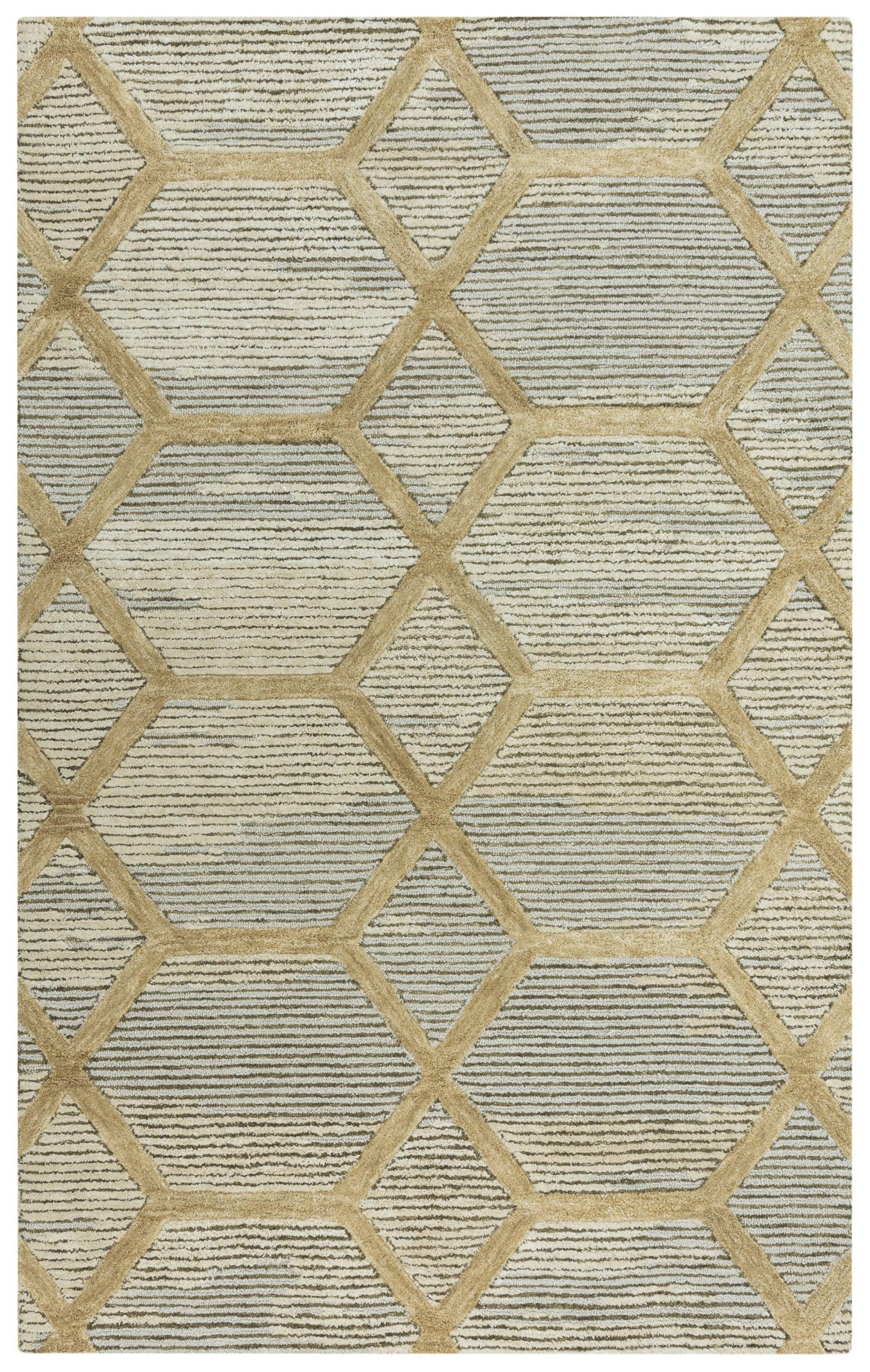 Haven HVN101 Beige Hand-Tufted Rug - Rizzy