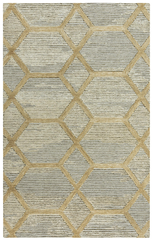 Haven HVN101 Beige Hand-Tufted Rug - Rizzy