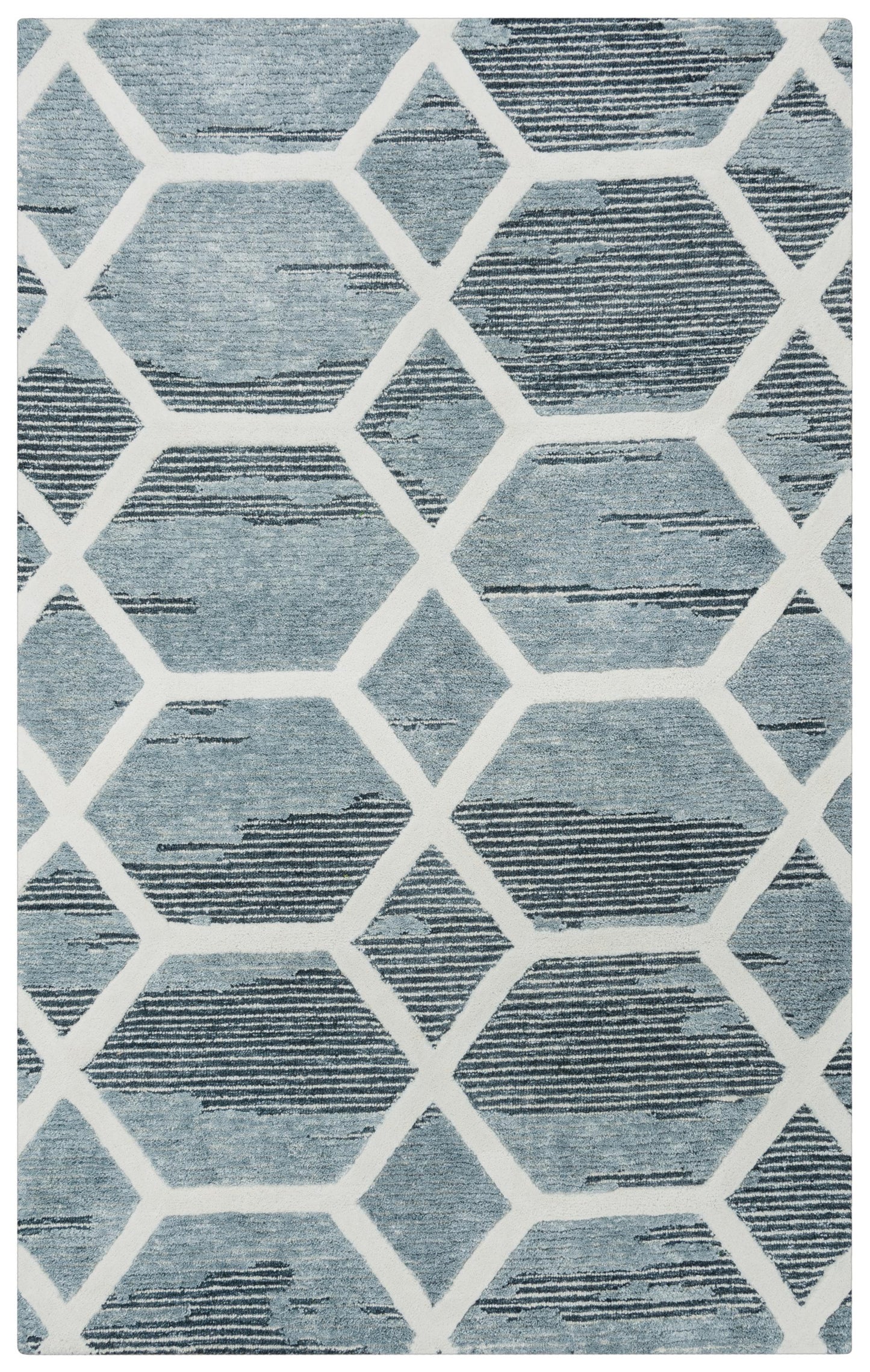 Haven HVN102 Charcoal Hand-Tufted Rug - Rizzy