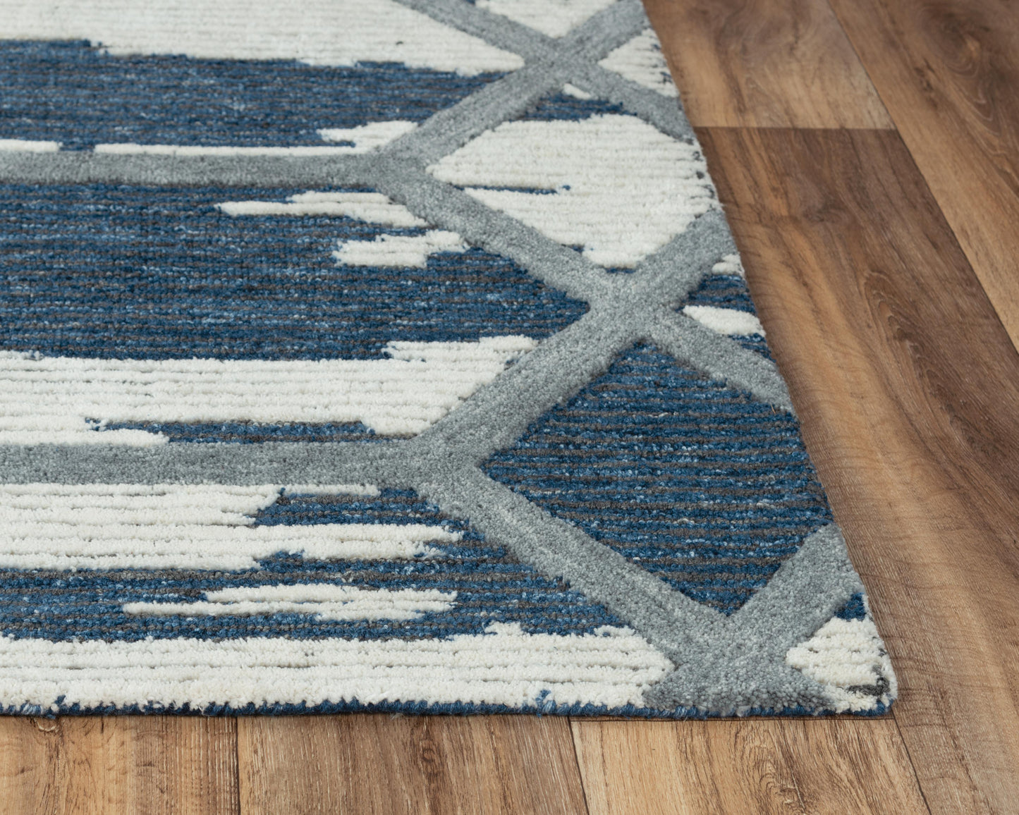 Haven HVN103 Blue Hand-Tufted Rug - Rizzy
